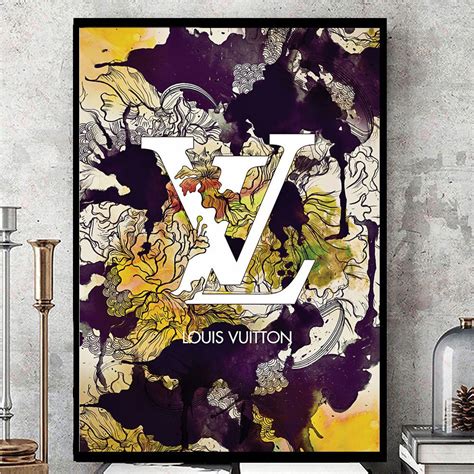 louis vuitton wall print|Louis Vuitton painting canvas.